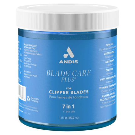 Andis Blade Care Plus 7w1 - cleaning and maintenance solution for blades.