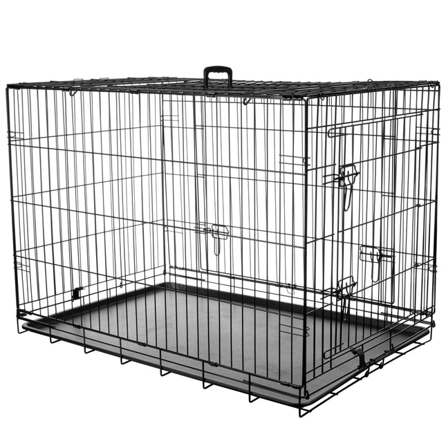 Flamingo Nyo - metal dog cage with lift-up doors, XXL:.