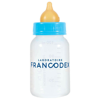 Francodex Bottle for Puppies/Kittens - feeding bottle for puppies and kittens, set with two nipples.