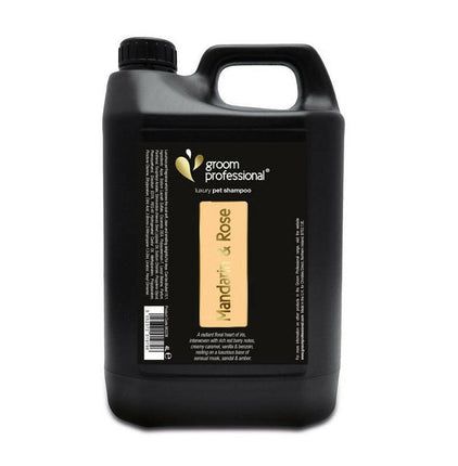 Groom Professional Mandarin & Luxury Shampoo - luxurious shampoo with a hint of mandarin and flowers, suitable for all coat types, concentrate 1:20.