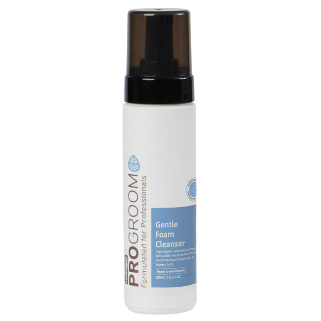 ProGroom Gentle Foam Cleanser - hypoallergenic foam for dog and cat faces, dry shampoo.