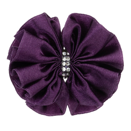 Blovi Bow Premium Satin Bow with Rhinestones.