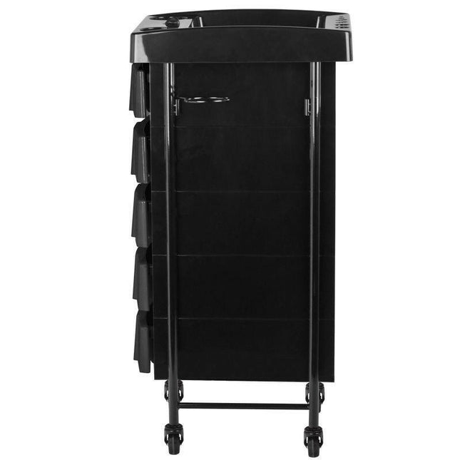Gabbiano 008 - grooming assistant with timer, 5 drawers, 2 metal handles.