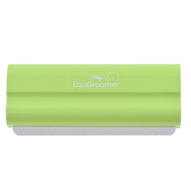 EasyGroomer 5cali (12.7cm) - small slicker brush, trimmer for dogs and cats for removing undercoat, lime green.