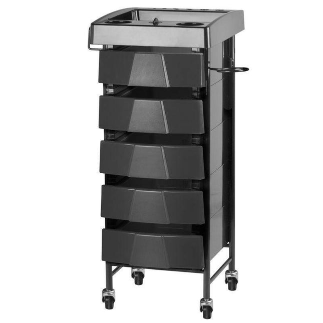 Gabbiano 008 - grooming assistant with timer, 5 drawers, 2 metal handles.