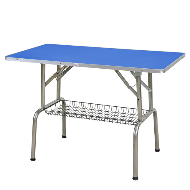 Blovi grooming table, top x 60cm, height 78cm.