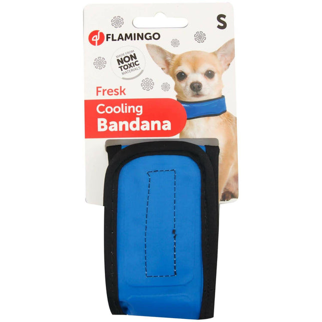 Flamingo Fresk Cooling Bandana - cooling collar bandana for dogs.