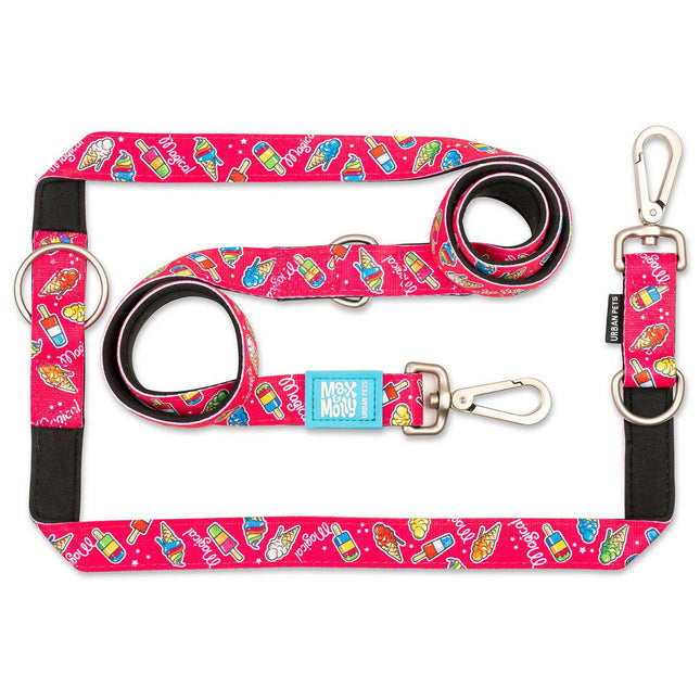 Max & Molly Multi-Leash Magical - Adjustable Leash for Dogs, Interesting Pattern, 200cm.