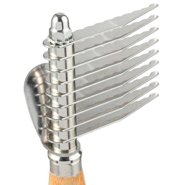 Artero Nature Large Blade Matter - large side slicker brush with blades and thumb grip.