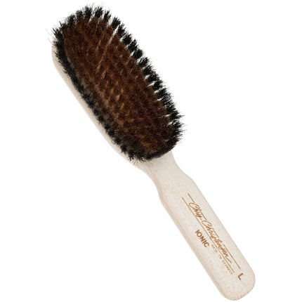 Chris Christensen Ionic Brass Boar Brush - boar bristle and brass brush for short-haired breeds and terriers.