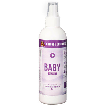 Nature's Specialties Foo Foo Baby Cologne - fragrance water for dogs and cats, sweet and powdery.
