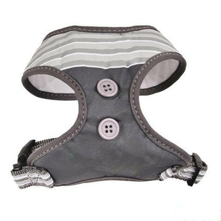 Classic and Comfortable Dog Harnesses in Beige Stripes.