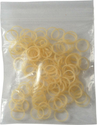 HPP Latex Bands 100pcs - Transparent 0.9cm.