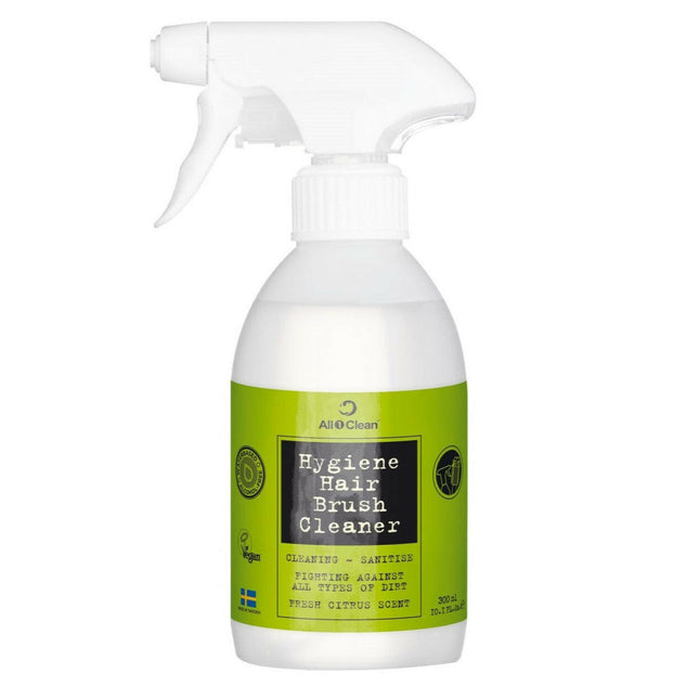 All1Clean Hygiene Hair Brush Cleaner - brush and comb cleaning spray, citrus scent.