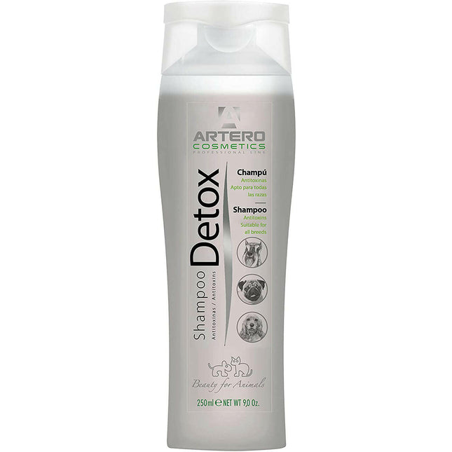 Aretro Detox Shampoo - detox shampoo for dogs and cats, with activated charcoal.