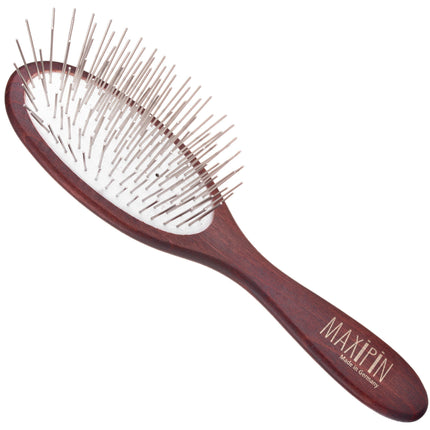 Maxi Pin - small, oval brush for long-haired dogs and cats, metal pins.