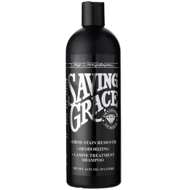Chris Christensen Saving Grace Shampoo - urine stain remover and odor neutralizer.