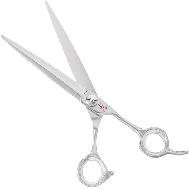 Yento Ergo Line Straight Scissors - professional, very lightweight straight scissors made from Japanese Hitachi steel.