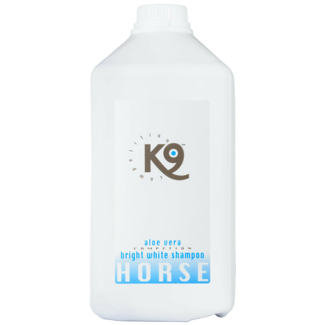 K9 Horse Bright Shampoo - whitening shampoo for horses with light fur, concentrate 1:10 - 2.7L.