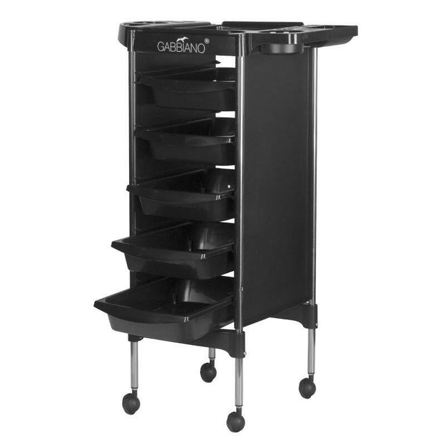 Gabbiano FX - grooming assistant with 5 trays, 2 side holders for accessories.