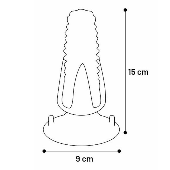 Flamingo Bruco Corn - dental chew toy for dogs with a suction cup and squeaker, corn cob.