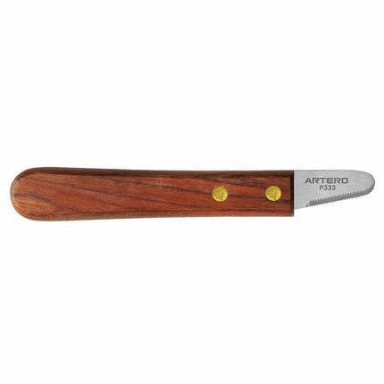 Artero Flat Work Stripping Knife - classic trimmer for removing undercoat in rough-haired breeds with not too dense fur and for finishing touches..