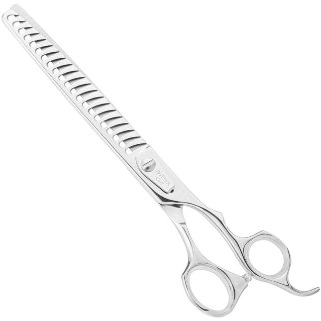 Geib Yoshi Chunker - professional single-sided thinning shears made of Japanese steel, 21 teeth.