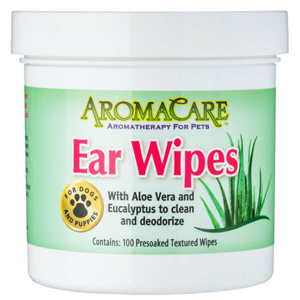 PPP AromaCare Ear Wipes 100 pcs - convenient wipes for cleaning your dog's ears.