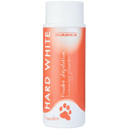 Diamex Hard Powder - powder that facilitates grooming for dogs with stiff, coarse fur.