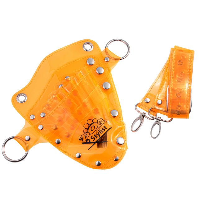 P&W Transparent Tool Case - holder for scissors and grooming accessories.