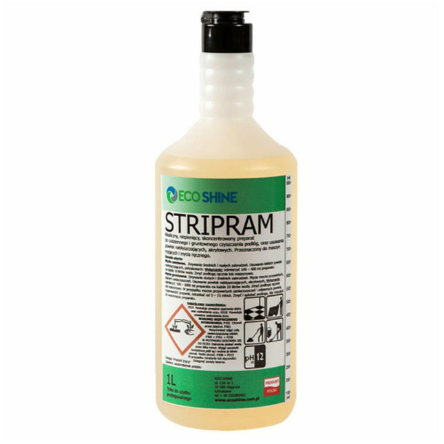 Eco Shine Stripram - concentrated formula for removing tough stains and protective coatings.