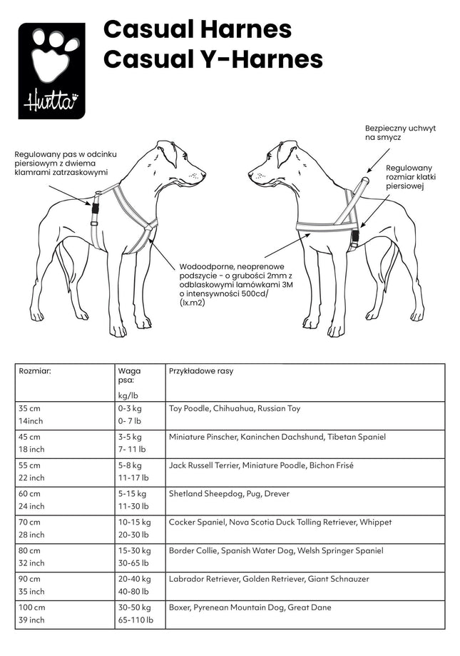 Hurtta Casual Harness - Norwegian Harness for Dogs.
