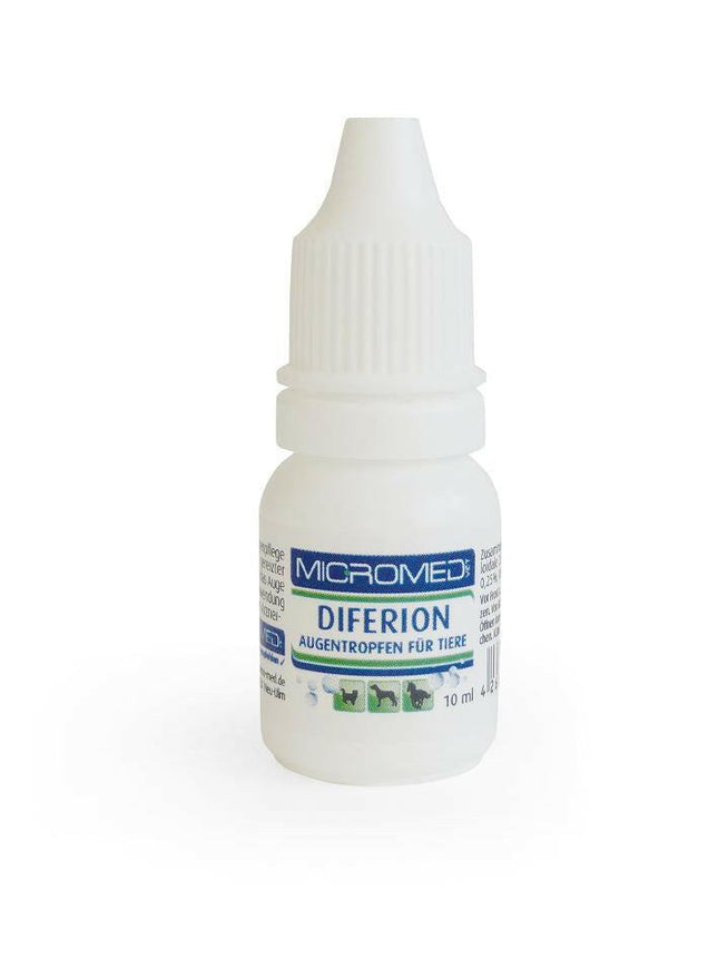 Micromed Vet Diferion - antibacterial eye drops for dogs and cats.