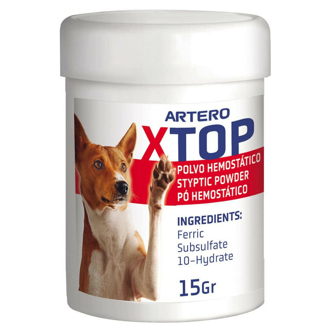 Artero XTop for Dogs & Cats - powder for stopping bleeding in dogs and cats.