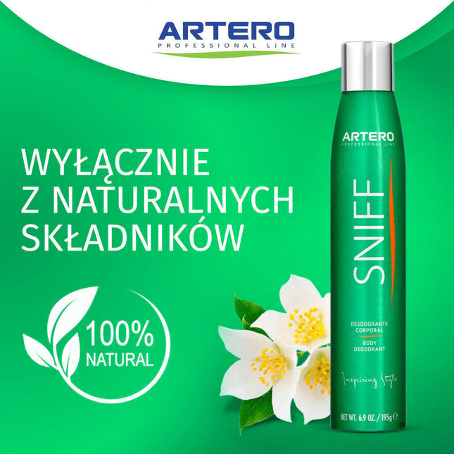 Artero Sniff Deodorant - scented deodorant eliminating unpleasant odors.