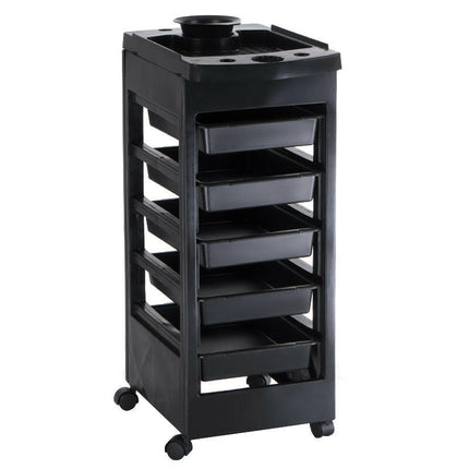 Plastic Grooming Assistant on Wheels, Drawer + Shelf.