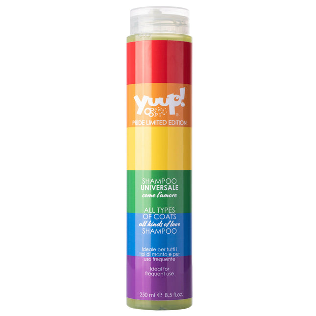 Yuup! Love LGBTQIA+ Universal Shampoo - keratin shampoo for all coat types, limited edition.