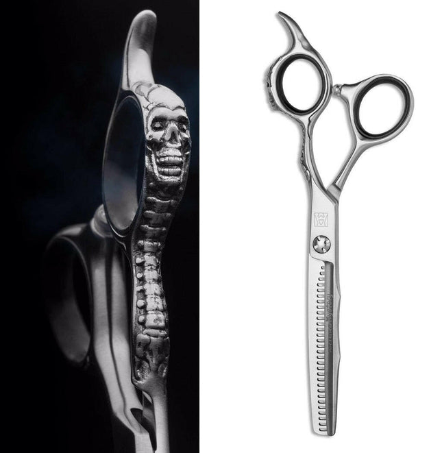 Artero Mystery Thinning - professional single-sided thinning shears with decorative handle, Japanese steel, 30 teeth.