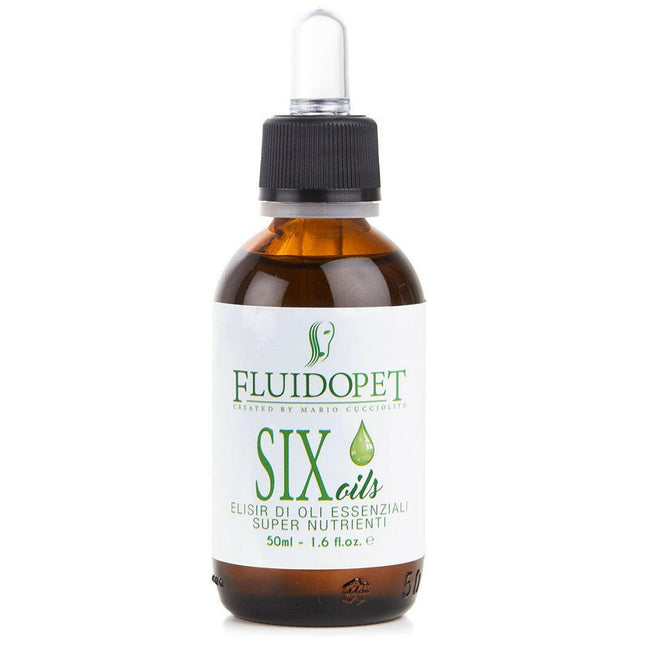 FluidoPet Six Oils Elixir - an exceptionally nourishing, revitalizing, regenerating elixir for fur, 11 exquisite oils.