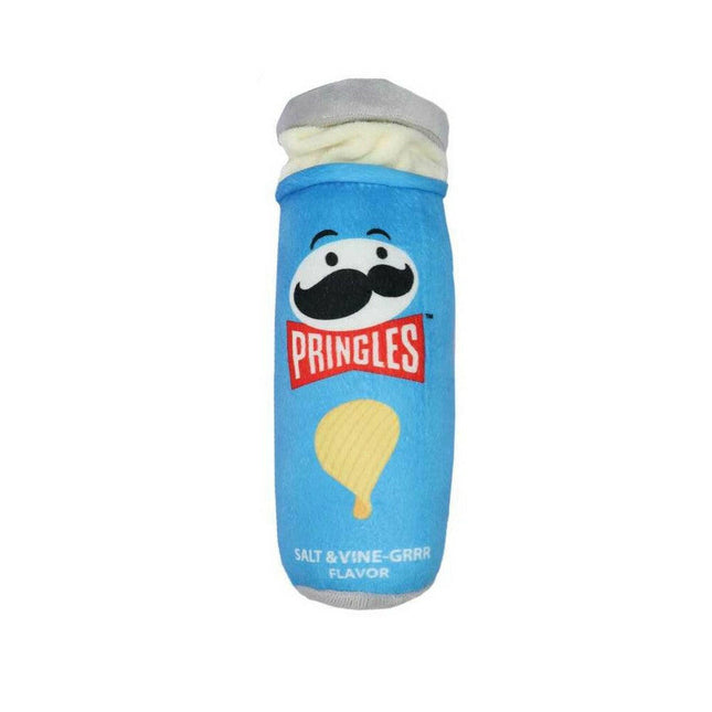Record Pringles Dog Plush Toy - plush toy for dogs, chips, with squeaker.