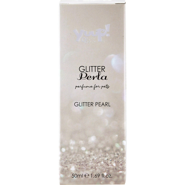 Yuup! Fashion Glitter - scented fur polish with pearlescent particles.