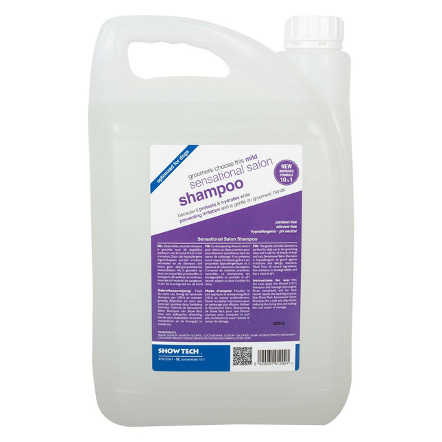 Show Tech Sensational Salon Shampoo - universal shampoo for dogs, cats, and horses, concentrate 1:10.
