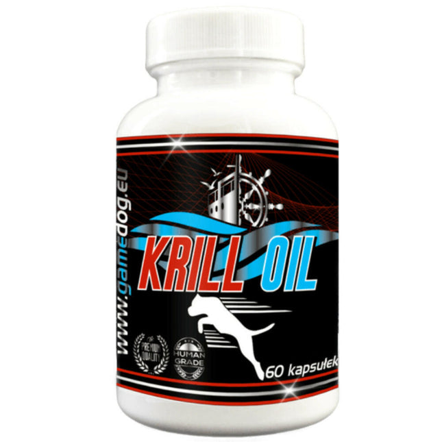 Game Dog Krill Oil 60 caps. - krill oil for dogs, with DHA and EPA acids.