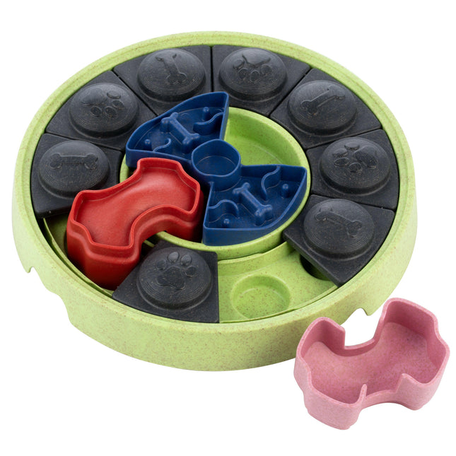Eat Slow Live Longer Puzzle Disc - intelligence toy for dogs, disc.