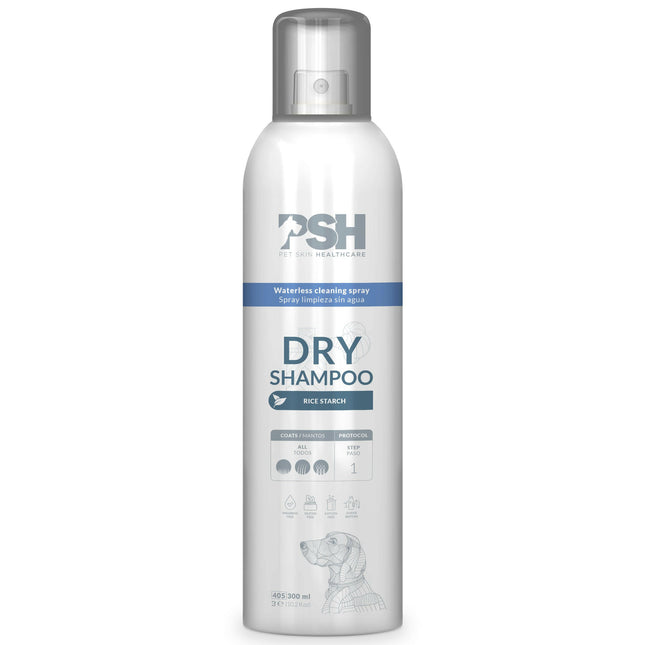 PSH Dry Spray Shampoo - dry spray shampoo for dogs.