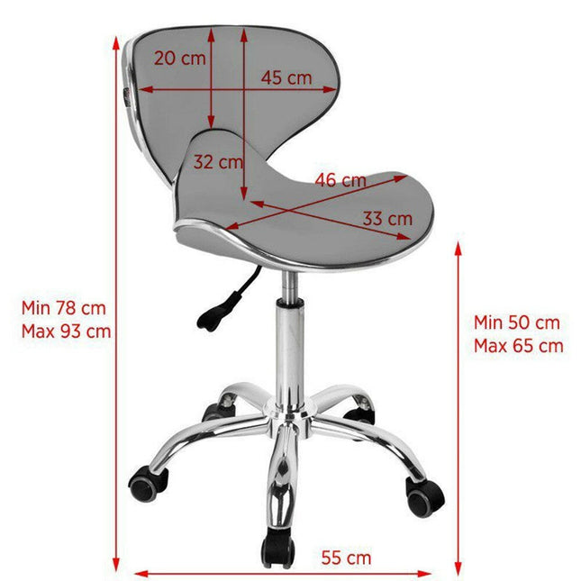 Gabbiano Q 4599 - grooming chair with backrest and height adjustment.