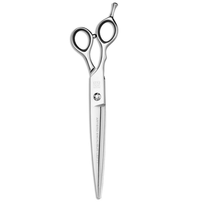 Artero Excalibur Left Scissor - professional left-handed straight scissors, Japanese steel with sharp cutting edges.