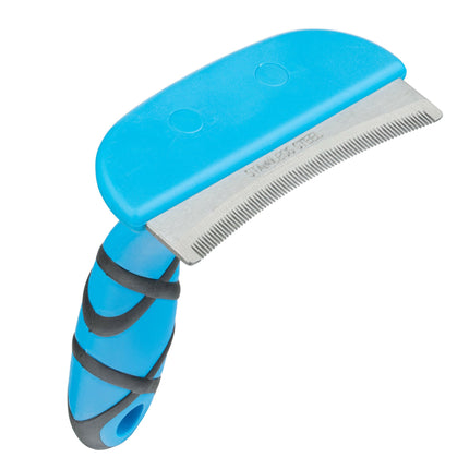 Groom Professional Shed Stopper Large - large undercoat removal tool, curved.