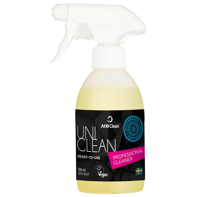 All1Clean UniClean Spray - universal cleaning solution for surfaces and equipment, with a mild citrus scent.