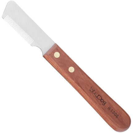 Chadog Stripping Knife - classic trimmer for rough-haired breeds, fine tooth spacing, for left-handed users.